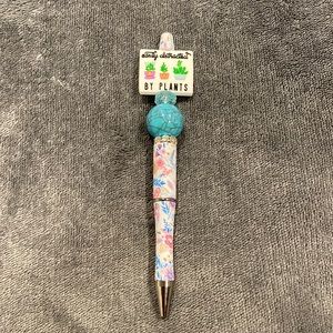 Blue Floral Pen Easily Distracted by Plants Plant Mom Gift Writing